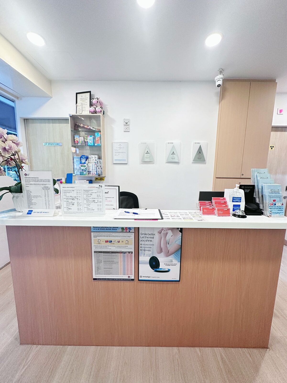 Caring Dental Punggol front desk