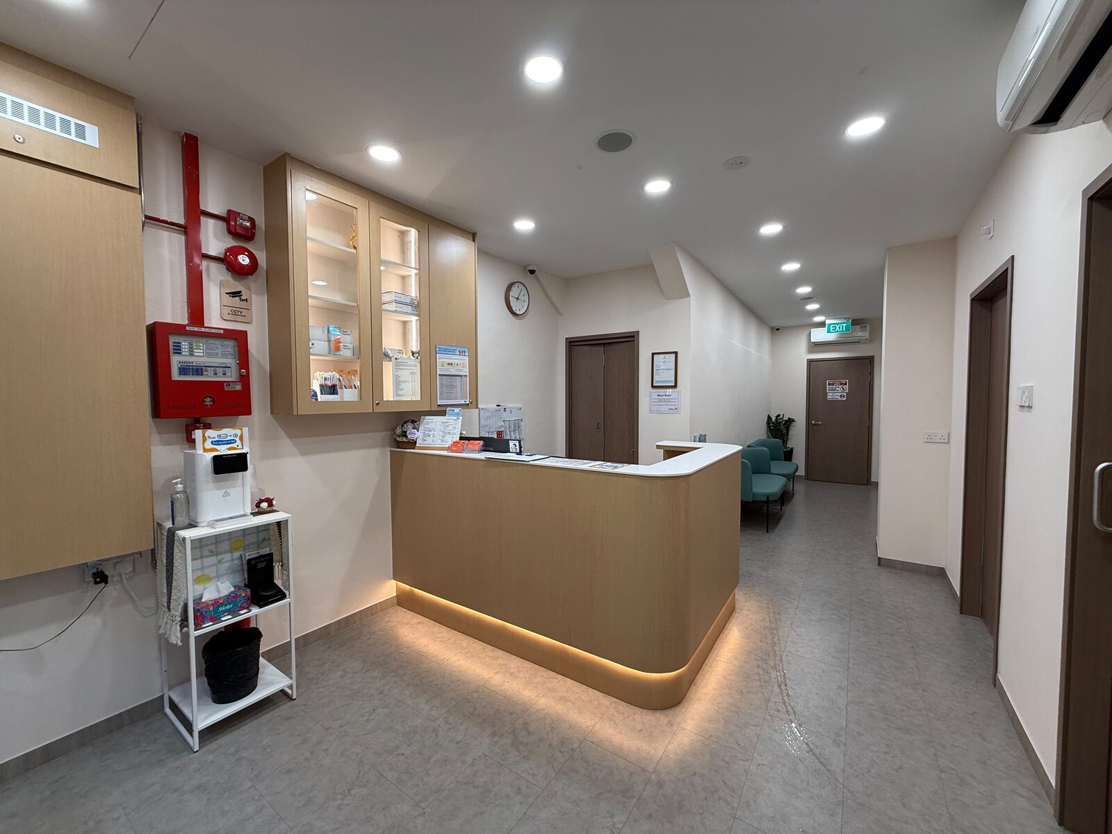 Caring Dental Woodlands waiting area