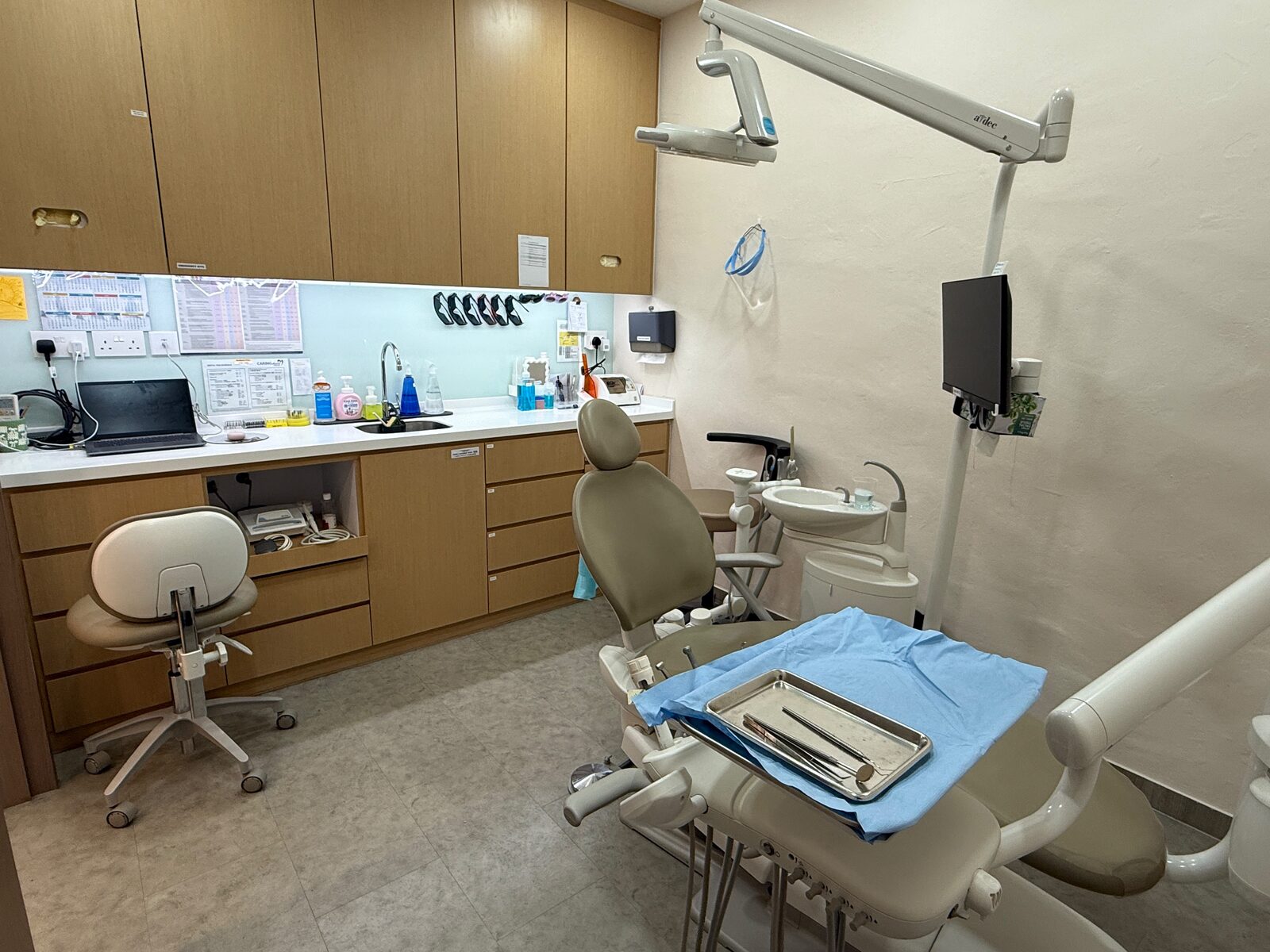 Caring Dental Woodlands front desk