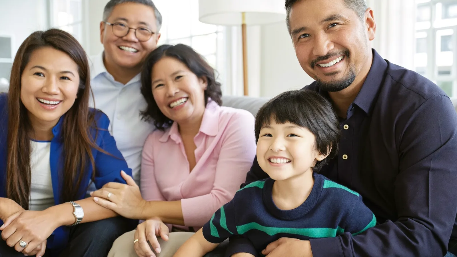 A multigenerational Singaporean family — Medisave for dental can be claimed from your own or family members' accounts